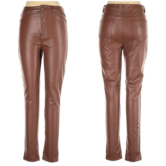 Shinestar Pants - Shinestar faux leather pants size small
